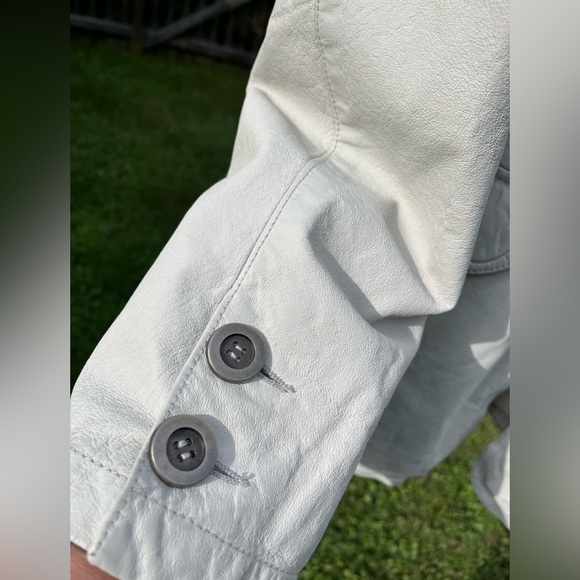 POV 💕White leather jacket💕men’s - Picture 11 of 14
